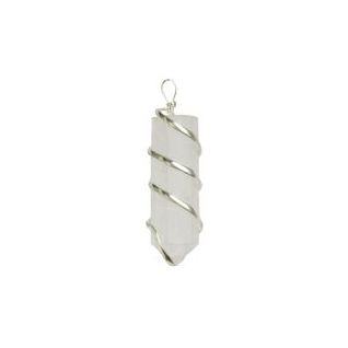Cuarzo Cristal Colgante Espiral 4cm